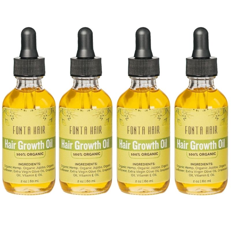 Hair Growth Oil (4 Bottles) FontaHair™️